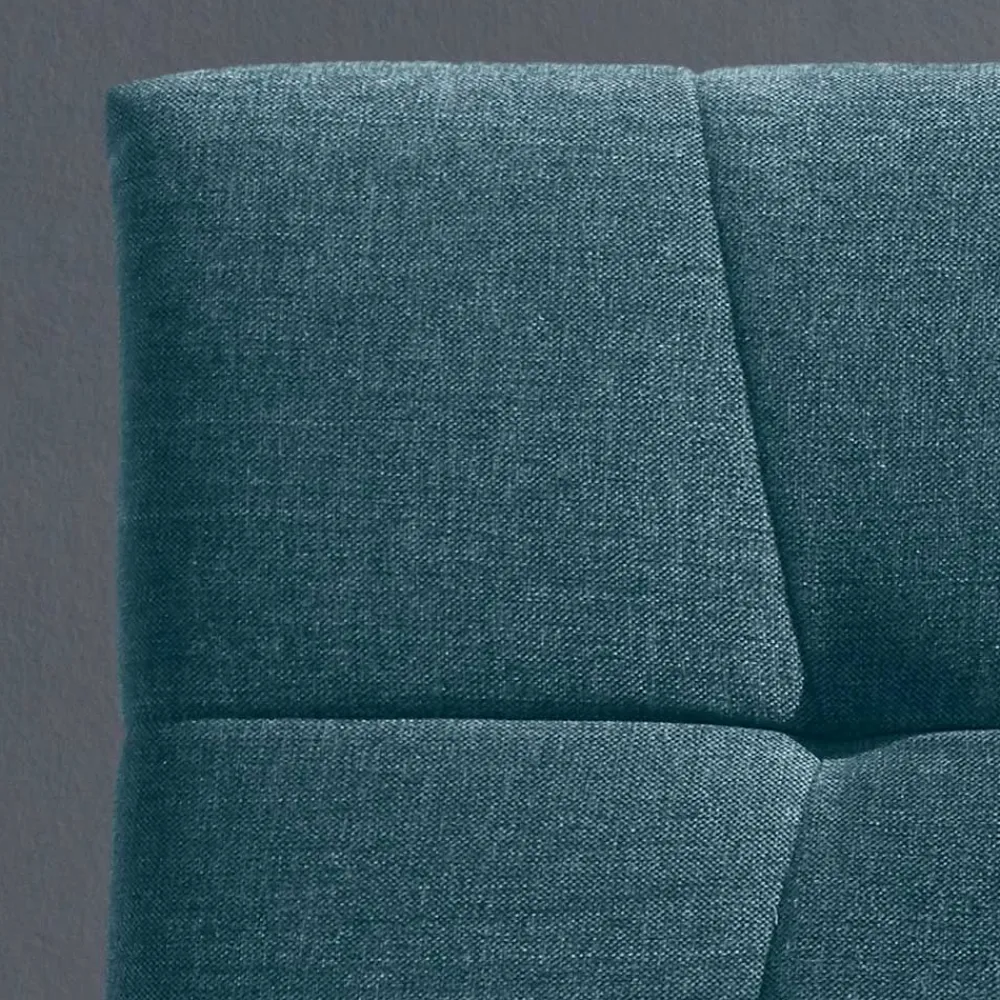 Wohnen Sofas|Sofa*Sessel mit Schlaffunktion in Petrol & Alu - Samuele