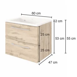 Wohnen Set Badausstattung komplett - Yazemina (fünfteilig)