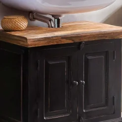 Wohnen Kolonialmöbel*Set Badmöbel im Kolonialstil - Sentiments (fünfteilig)