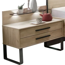 Wohnen Jugendbetten*Set Bettanlage mit LED Beleuchtung - Licruva (dreiteilig)