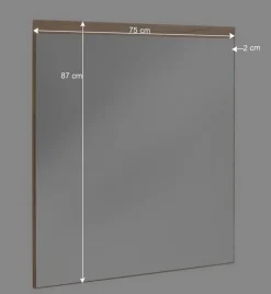 Wohnen Set Dielen Möbel Kombi mit LED - Nusenia (fünfteilig)