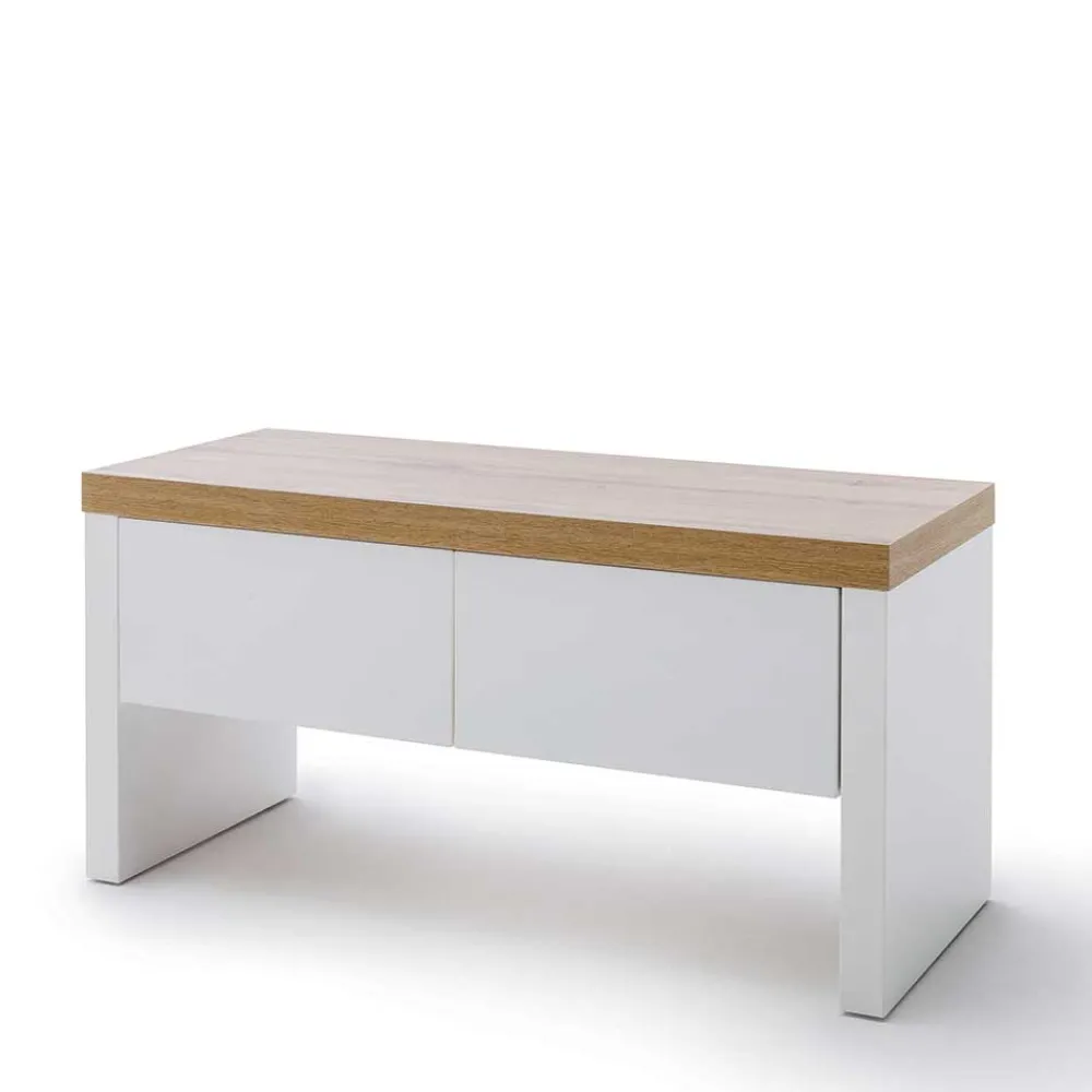 Wohnen Set Dielen Möbel Kombi mit LED - Nusenia (fünfteilig)