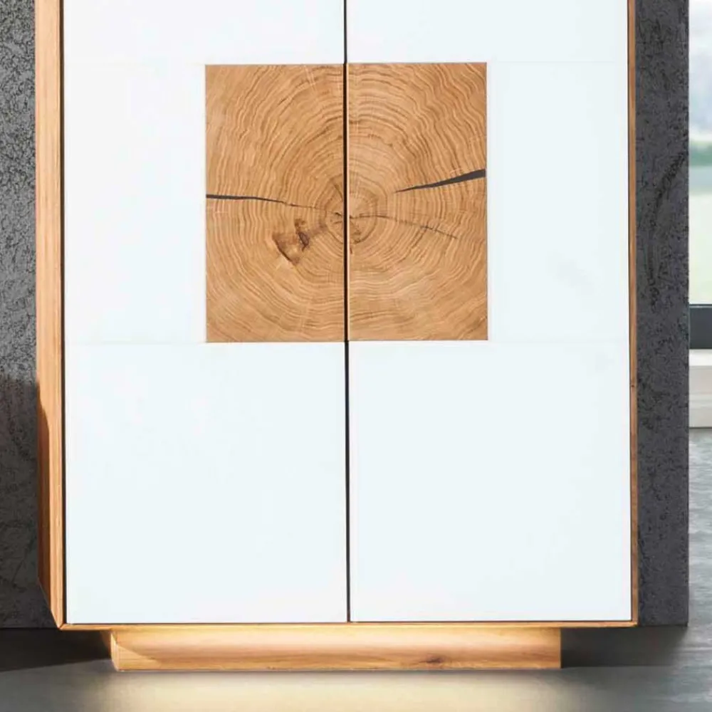 Wohnen Garderoben|Garderoben*Set Flur Designmöbel zweifarbig - Mandrey (vierteilig)