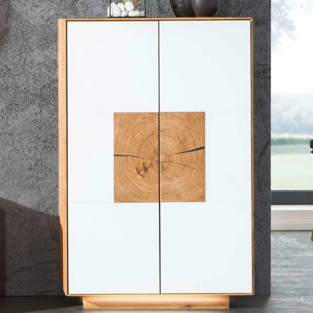 Wohnen Garderoben|Garderoben*Set Flur Designmöbel zweifarbig - Mandrey (vierteilig)