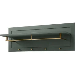 Wohnen Garderoben|Garderoben*Set Flur Einrichtung in Dunkelgrün - Niestov (fünfteilig)