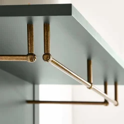 Wohnen Garderoben|Garderoben*Set Flur Einrichtung in Dunkelgrün - Niestov (fünfteilig)