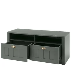 Wohnen Garderoben|Garderoben*Set Flur Einrichtung in Dunkelgrün - Niestov (fünfteilig)