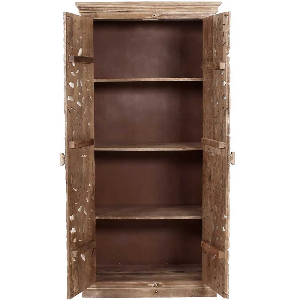 Wohnen Garderoben|Garderoben*Set Flurmöbel im Ethno Stil - Runiasa (vierteilig)