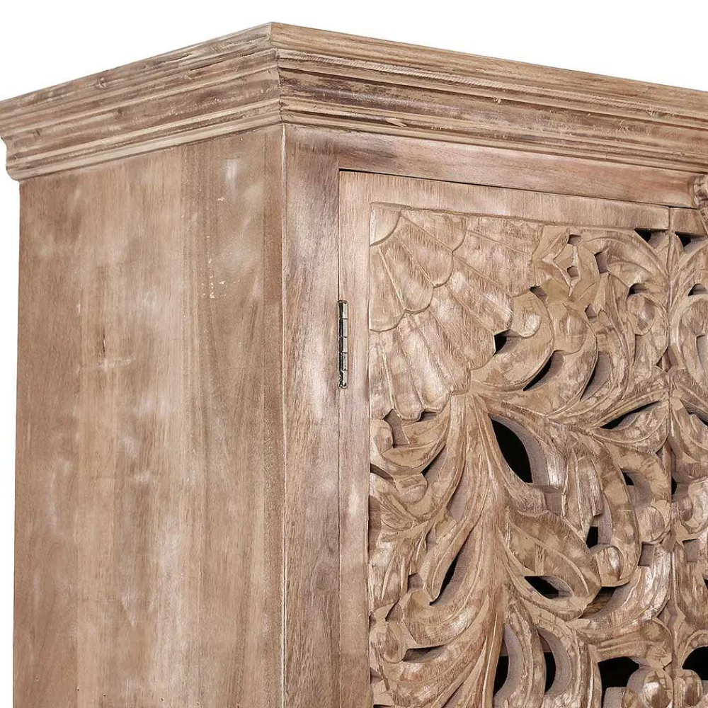 Wohnen Garderoben|Garderoben*Set Flurmöbel im Ethno Stil - Runiasa (vierteilig)