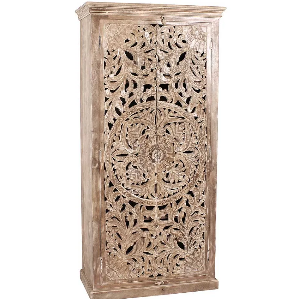 Wohnen Garderoben|Garderoben*Set Flurmöbel im Ethno Stil - Runiasa (vierteilig)