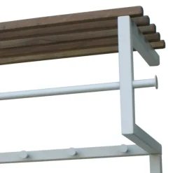 Wohnen Garderoben|Garderoben*Set Flurmöbel in Weiß & Eiche - Duvinia (zweiteilig)