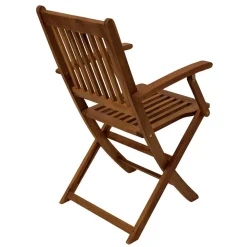 Wohnen Korbmöbel|Gartenstühle*Set Garten Klappstuhl aus Holz - Tarina (2er Set)