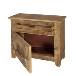 Wohnen Set Holz Badmöbel im Shabby Chic - Suennas (dreiteilig)