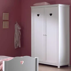 Wohnen Jugendzimmer Komplett*Set Jugendzimmer Einrichtung Grandory in Weiß (dreiteilig)