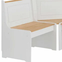 Wohnen Set Landhaus Eckbank & Tisch - Lilien (zweiteilig)