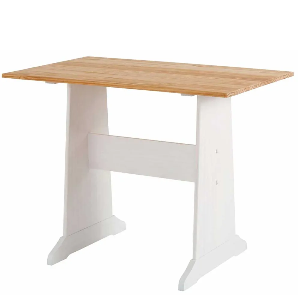 Wohnen Set Landhaus Eckbank & Tisch - Lilien (zweiteilig)