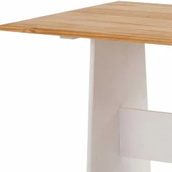 Wohnen Set Landhaus Eckbank & Tisch - Lilien (zweiteilig)