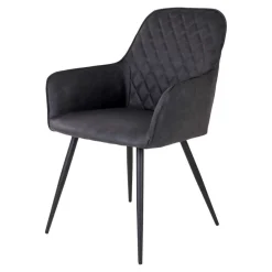 Wohnen Sitzgruppe|Küchen-Essgruppen*Set Loft X-Fuß Tisch & Tischsessel - Ghaz (siebenteilig)