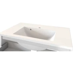 Wohnen Set Waschplatz mit LED Spiegelschrank - Endely (zweiteilig)