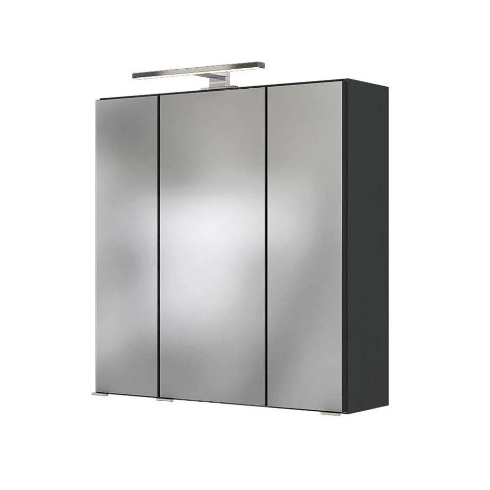 Wohnen Set Waschplatz mit LED Spiegelschrank - Endely (zweiteilig)