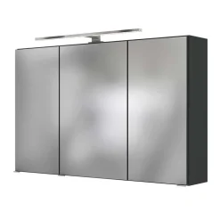 Wohnen Set Waschplatz mit LED Spiegelschrank - Endely (zweiteilig)