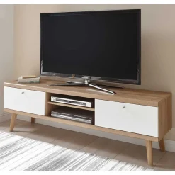 Wohnen Set Wohnzimmer Einrichtung zweifarbig - Cablos (fünfteilig)