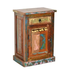 Wohnen Shabby Chic Möbel*Shabby Bad Kombination in Bunt - Jamaica (vierteilig)