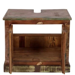 Wohnen Shabby Chic Möbel*Shabby Badmöbel aus Recyclingholz - Jamaica (fünfteilig)