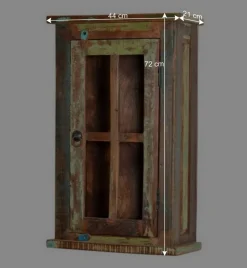 Wohnen Shabby Chic Möbel*Shabby Badmöbel aus Recyclingholz - Jamaica (fünfteilig)