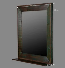 Wohnen Shabby Chic Möbel*Shabby Badmöbel aus Recyclingholz - Jamaica (fünfteilig)