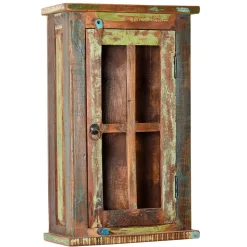 Wohnen Shabby Chic Möbel*Shabby Badmöbel aus Recyclingholz - Jamaica (fünfteilig)