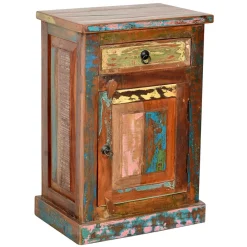 Wohnen Shabby Chic Möbel*Shabby Badmöbel aus Recyclingholz - Jamaica (fünfteilig)