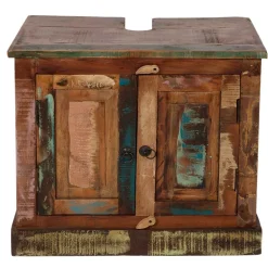 Wohnen Shabby Chic Möbel*Shabby Badmöbel aus Recyclingholz - Jamaica (fünfteilig)