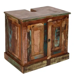 Wohnen Shabby Chic Möbel*Shabby Badmöbel aus Recyclingholz - Jamaica (fünfteilig)