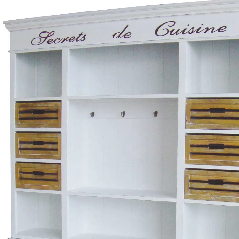 Wohnen Shabby Buffetschrank Calavon in Weiß