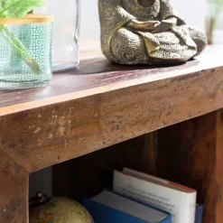 Wohnen Shabby Chic Möbel*Shabby Chic Ablagetisch Dencig in Würfelform halboffen