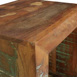 Wohnen Shabby Chic Möbel*Shabby Chic Ablagetisch Dencig in Würfelform halboffen