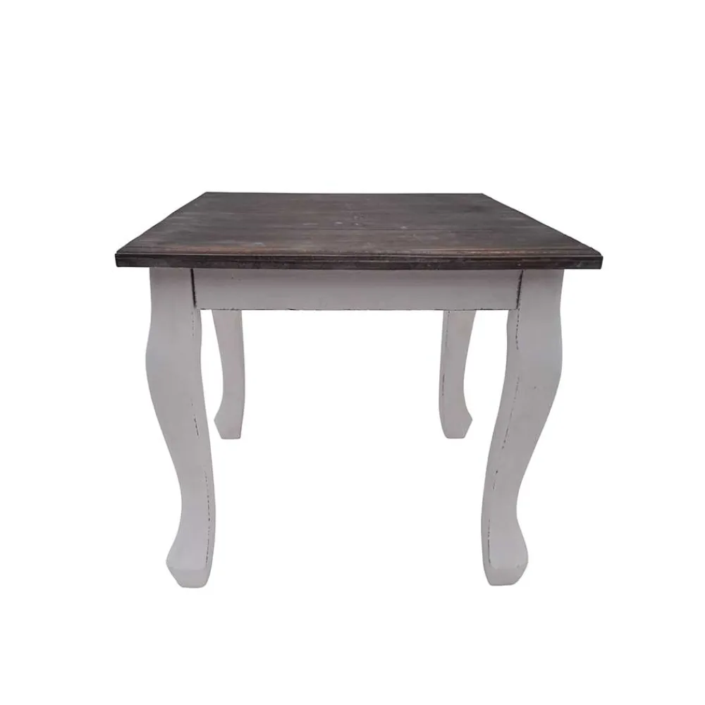 Wohnen Shabby Chic Möbel*Shabby Chic Couchtisch Pascan in Weiß Grau