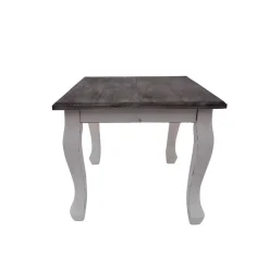 Wohnen Shabby Chic Möbel*Shabby Chic Couchtisch Pascan in Weiß Grau