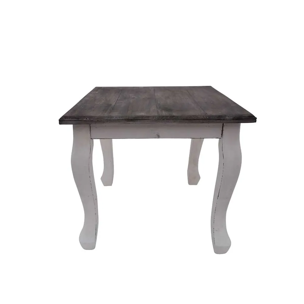 Wohnen Shabby Chic Möbel*Shabby Chic Couchtisch Pascan in Weiß Grau