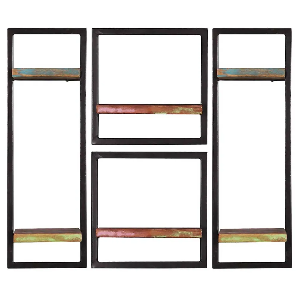 Wohnen Designermöbel|Shabby Chic Möbel*Shabby Chic Hängeregale Set - Jamaica (vierteilig)