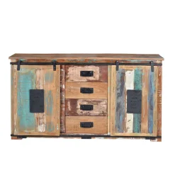 Wohnen Shabby Chic Möbel*Shabby Chic Kombi-Kommode 150 cm breit - Jevilia