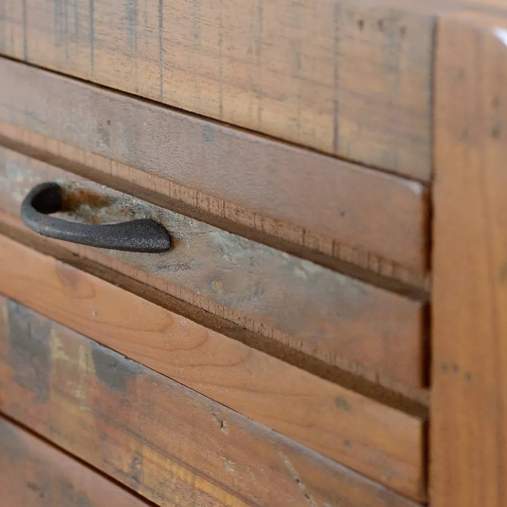 Wohnen Shabby Chic Kombi-Kommode aus Recyclingholz - Tunar