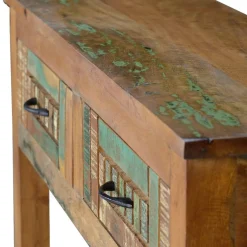 Wohnen Shabby Chic Konsolentisch aus Recyclingholz - Tunar