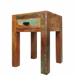 Wohnen Nachttische|Shabby Chic Möbel*Shabby Chic Nachttisch Dencig mit Schublade