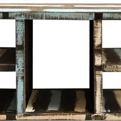 Wohnen Shabby Chic Möbel*Shabby Chic Regal auf Industry Style Metall Rädern - Folivia