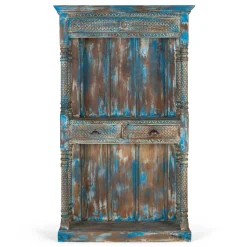 Wohnen Esszimmerregale|Regale*Shabby Chic Regal in unregelmäßgem Blau lackiert - Emrene