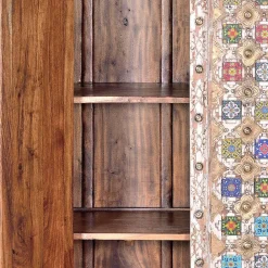 Wohnen Orientalische Möbel|Shabby Chic Möbel*Shabby Chic Schrank in Antikweiß - Mirell