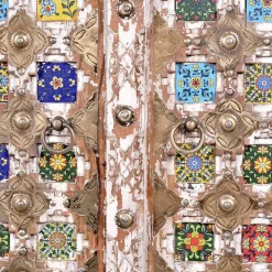 Wohnen Orientalische Möbel|Shabby Chic Möbel*Shabby Chic Schrank in Antikweiß - Mirell