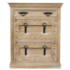 Wohnen Shabby Chic Schuhkommode in Grey Wash - Abid